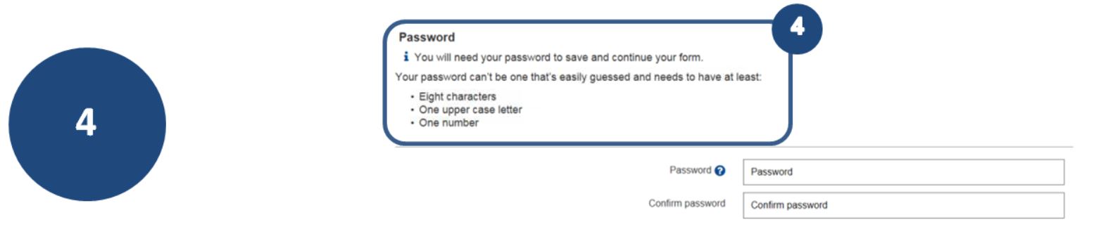 4 Follow these password rules.