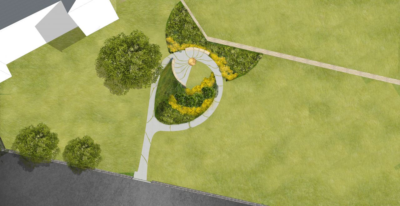 Architectural drawings of proposed memorial